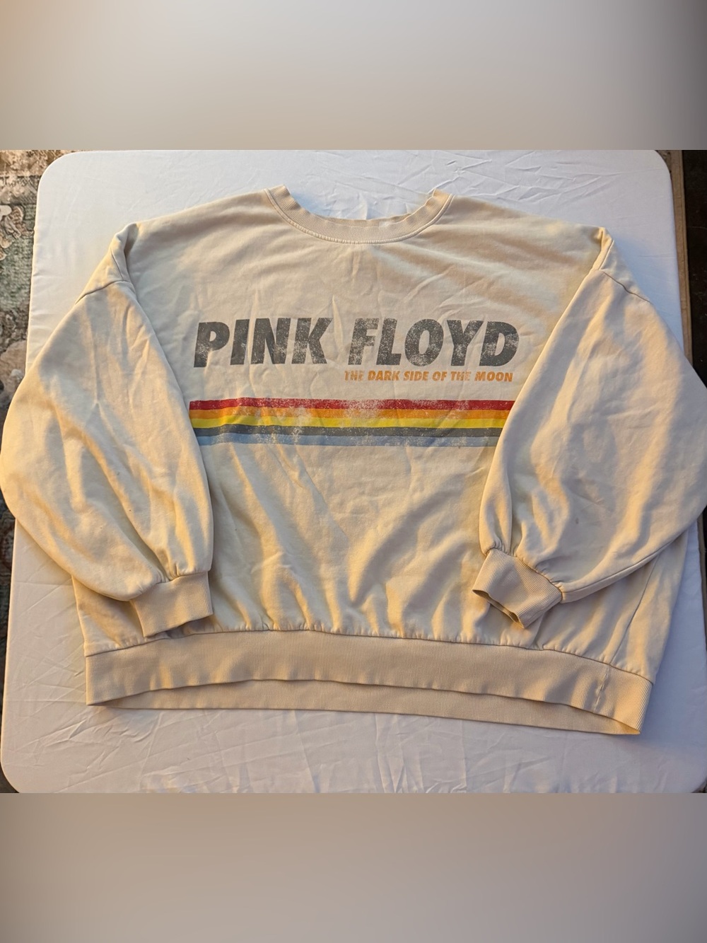 H&M Pink Floyd Dark Side of the Moon Oversized Sweatshirt